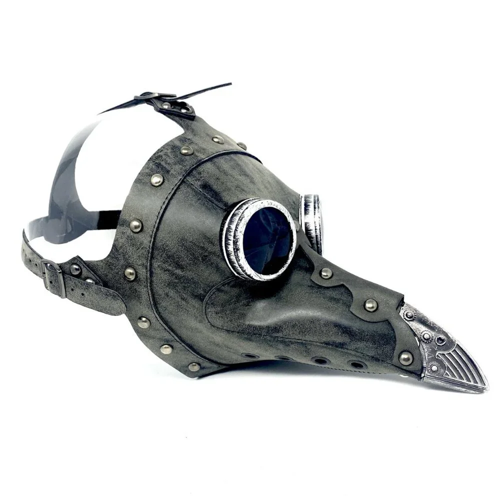 Steampunk Plague Doctor Mask, Long Nose Halloween Masquerade Party Masks